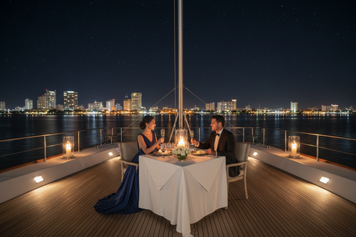 Cena Romántica Crucero Cartagena
